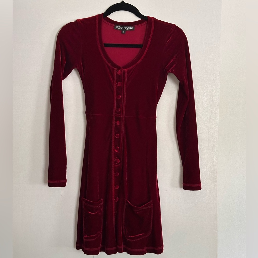 Betsey Johnson Vintage Velvet Party dress